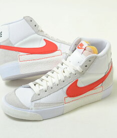 NIKE BLAZER MID PRO CLUB ナイキ ブレザー ミッド プロ クラブ ホワイト×ハバネロレッド 白×赤 メンズ スニーカー dq7673-101