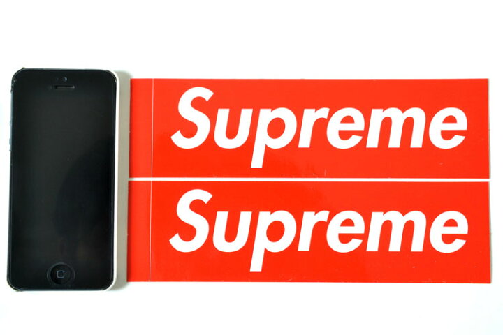 楽天市場】2枚セット 定番☆Supreme シュプリーム ステッカー ボックス 