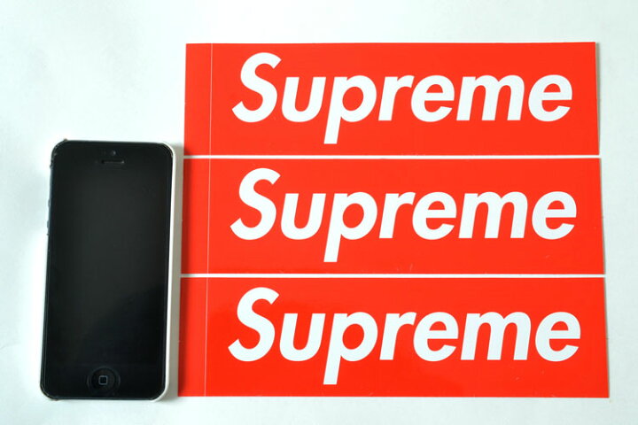 楽天市場 3枚セット 定番 Supreme シュプリーム ステッカー ボックスロゴ Honey ハニー