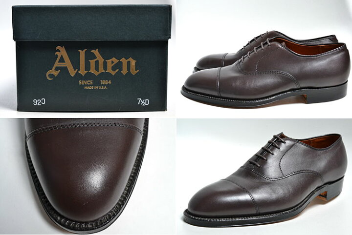 楽天市場】ALDEN 920 オールデン ストレートチップ（CAP TOE  