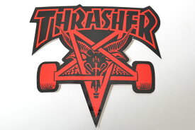 THRASHER STICKER スラッシャー ステッカー レッド×ブラック