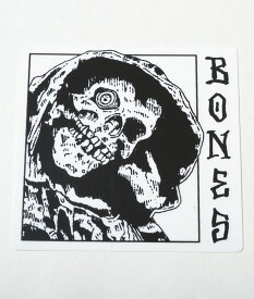 BONES STICKER ボーンズ スケート ステッカー ブラック×ホワイト