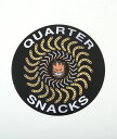 SPITFIRE QUARTER SNACKS STICKERS スピットファイヤー クウォーター スナックス ステッカー サークル ブラック