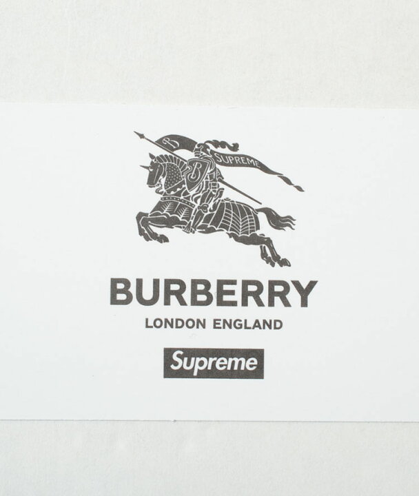 楽天市場】Supreme Burberry Box Logo Sticker シュプリーム  