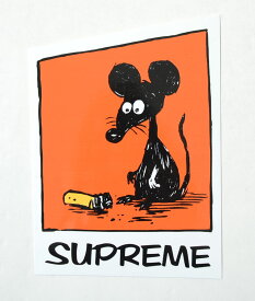 Supreme Mouse Sticker シュプリーム マウス ステッカー オレンジ
