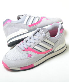 adidas QUESENCE アディダス クエセンス グレー×ピンク　メンズ スニーカー cq2131