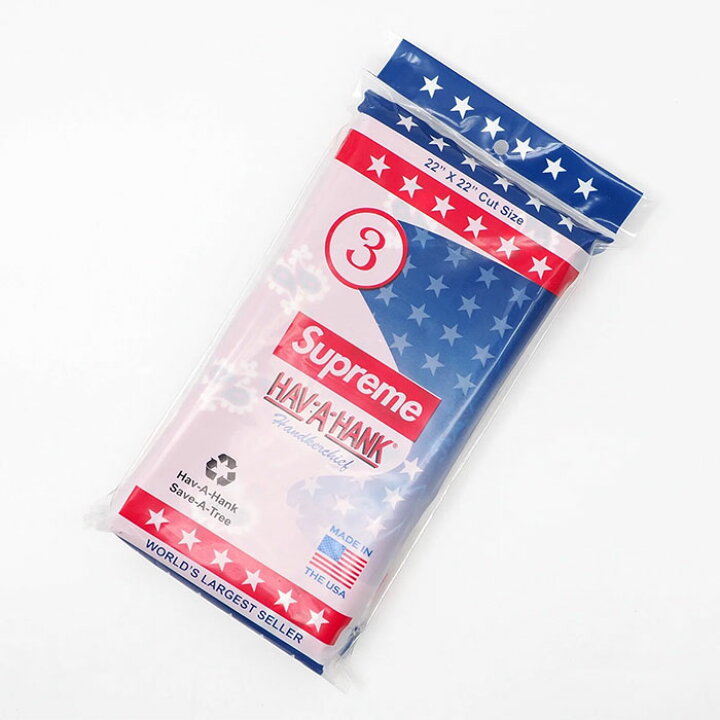 楽天市場】【並行輸入品】Supreme Hav-A-Hank Bandanas (Pack of 3  