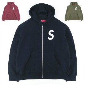 【並行輸入品】Supreme S Logo Zip Up Hooded Sweatshirt シュプリーム エス ロゴ ジップ アップ フーディッド スウェット メンズ 長袖 全6色