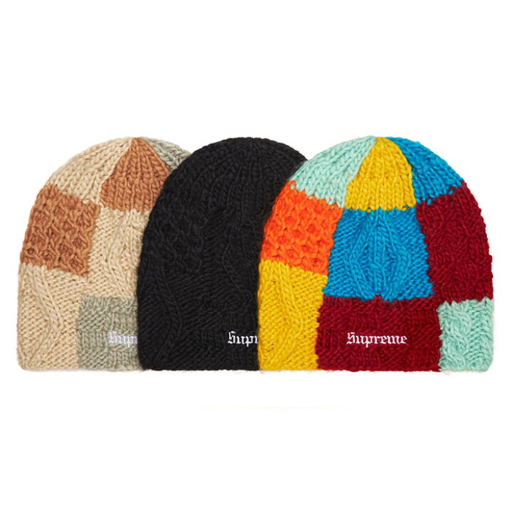 楽天市場】【並行輸入品】Supreme Block Knit Beanie シュプリーム 