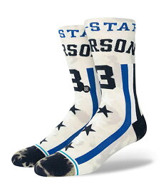STANCE スタンス Socks ソックス DALLAS メンズ ホワイト 白 靴下 ストリート スケーター スケート バスケット dallas