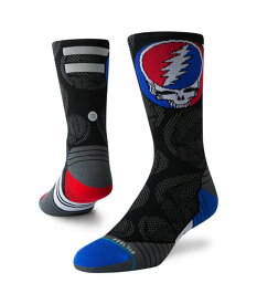 STANCE SOCKS DEAD HEAD CREW THE GRATEFUL DEAD スタンス ソックス デッド ヘッドクルー グレートフル デッド メンズ ブラック 靴下 ストリート スケーター スケート バスケット deadheadcrew