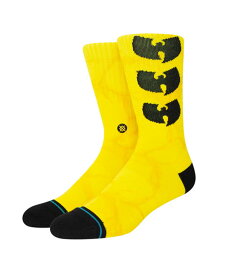 STANCE ENTER THE WU CREW Socks スタンス エンター ザ ウータン クルー ソックス メンズ レディース ユニセックス イエロー 黄 靴下 ストリート スケーター スケート バスケット enterthewu