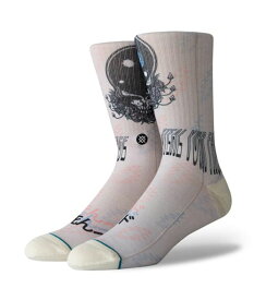 STANCE スタンス Socks ソックス STEAL YOUR FACE DEAD HEAD CREW THE GRATEFUL DEAD メンズ ナチュラル 靴下 ストリート スケーター スケート バスケット stealyourface