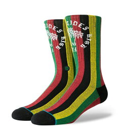 STANCE スタンス Socks ソックス HIGH FIVES メンズ マルチ ストライプ 靴下 ストリート スケーター スケート バスケット highfives