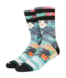 STANCE x Francisco LindorSocks MR SMILE スタンス フランシスコ リンドーア ミスター スマイル ソックス メンズ マルチ 花柄 靴下 ストリート スケーター スケート バスケット mrsmile ニューヨーク メッツ フラワー 花柄