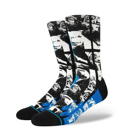 STANCE X E.T. PHONE HOME CREW Socks スタンス イーティー フォン ホーム クルー ソックス メンズ ブラック 黒 靴下 ストリート スケーター スケート バスケット phonehome