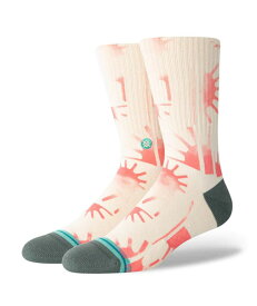 STANCE RAYDIANT Socks スタンス レイディアント ソックス メンズ レディース ユニセックス コーラルピンク 靴下 ストリート スケーター スケート バスケット raydiant