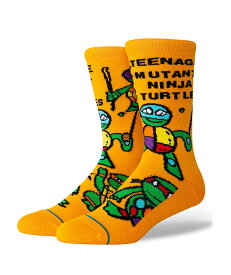 STANCE Socks TUBULAR NICKELODEON TEENAGE MUTANT NINJA TURTLES スタンス ソックス チューブラー ニコロデオン ティーンエイジ ミュータント ニンジャ タートルズ メンズ イエロー 黄 靴下 ストリート スケーター スケート バスケット tubular