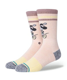 STANCE Socks VINTAGE MINNIE 2020 スタンス ソックス VINTAGE MINNIE 2020 ユニセックス メンズ レディース マルチ ピンク 靴下 ストリート スケーター スケート バスケット vintageminnie ディズニー ミニーマウス Disnery