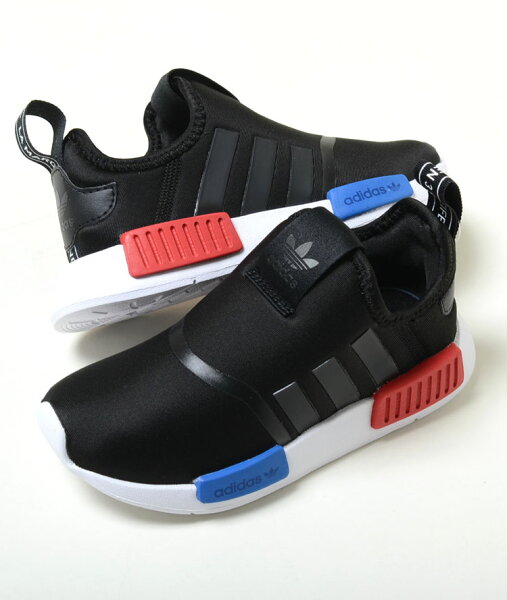 【12cm-16.5cm】adidas NMD 360 I アディダス ノマド  エヌネムディ 360 I ブラック ベビー BABY キッズ KIDS スニーカー 子供靴 スリッポン ee6355