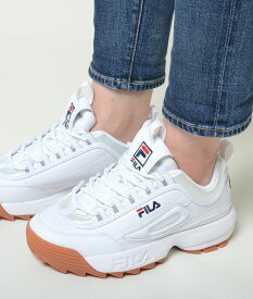 FILA DISRUPTOR2 フィラ ディスラプター2 ホワイト レディース スニーカー f0215