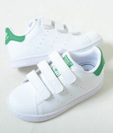 【12cm-16.5cm】adidas STAN SMITH CF I アディダス スタンスミス CF I ホワイト×グリーン キッズ ベビー kids baby スニーカー 子供靴 fx7532