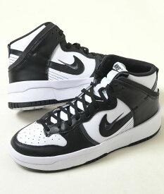 WMNS NIKE DUNK HIGH UP ウィメンズ ナイキ ダンク ハイ アップ ブラックxホワイト 黒x白 メンズ スニーカー dh3718-104