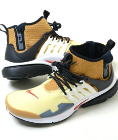 NIKE AIR PRESTO MID UTILTY ナイキ エア プレスト ミッド ユーティリティ バイスクールイエロー 黄 メンズ スニーカー dc8751-700