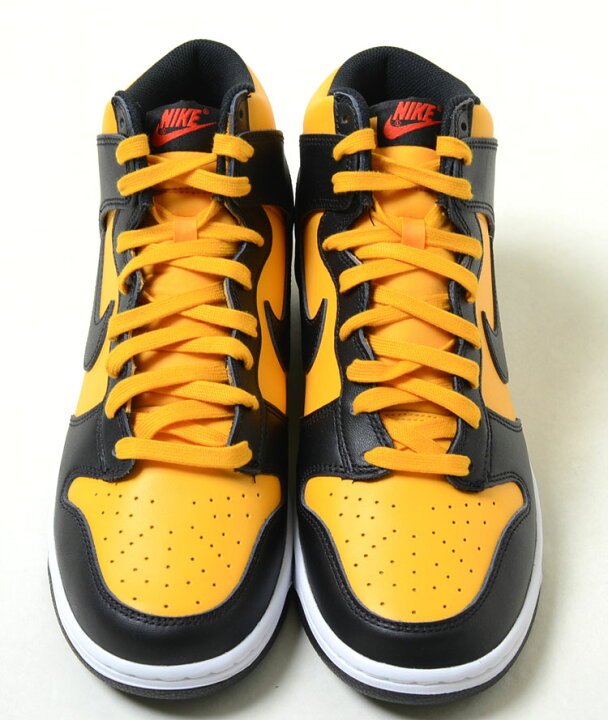 楽天市場】NIKE DUNK HI RETORO ナイキ ダンク ハイ レトロ イエロー 