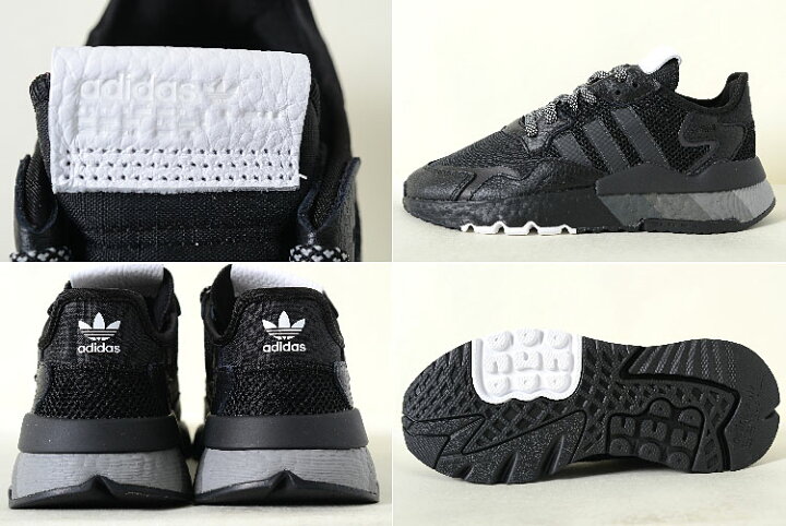 楽天市場】adidas NITE JOGGER アディダス ナイトジョガー ブラック 黒 