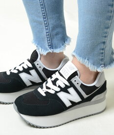 NEW BALANCE WL574 ZSA ニューバランス WL574 ZSA ブラック 黒 厚底 プラットフォーム レディース スニーカー wl574zsa