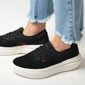 VANS AUTHENTIC OVER バンズ オーセンティック オーヴァー レディース スニーカー スエード ブラック vn0007nvbzw