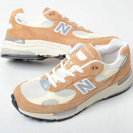 NEW BALANCE U992CC 「Made in U.S.A」SWEET CARAMEL/CALCIUM Dワイズ ニューバランス 992 スィート キャラメル USA ABZORB メンズ スニーカー ブラウン