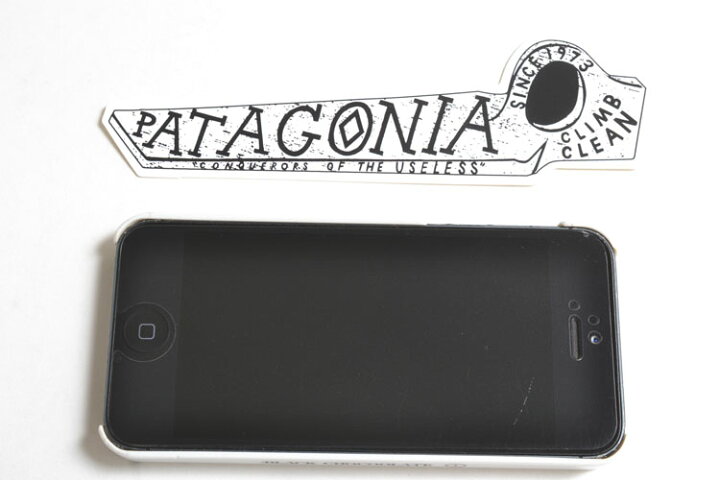 楽天市場 Patagonia Sticker パタゴニア ステッカー Climb Clean ホワイト Honey ハニー