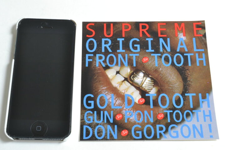 楽天市場 Supreme シュプリーム ステッカー Tooth 銀歯 Honey ハニー