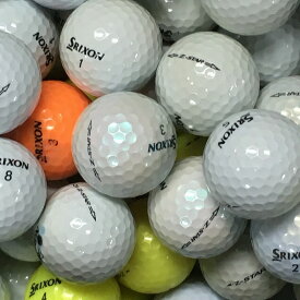 ロストボール スリクソン Z-STAR 年代混合 50個 Bランク ゴルフボール 中古 エコボール ゴルフ ロスト セット 大量 白 色付き カラー 混合 50球 SRIXON 送料無料