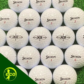 ロストボール スリクソン X3 ホワイト 20個 ABランク ゴルフボール 中古 エコボール ゴルフ ロスト セット 大量 白 混合 20球 SRIXON 送料無料