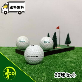 【P10倍】 【ABランク】 スリクソン SRIXON Z-STAR XV 2025年 ホワイト系混合 20球 スピン アプローチ ロストボール ゴルフボール 中古 エコボール コスパ最強