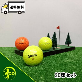 【P10倍】 【ABランク】 スリクソン SRIXON Z-STAR XV 2025年 カラー混合 20球 スピン アプローチ ロストボール ゴルフボール 中古 エコボール コスパ最強