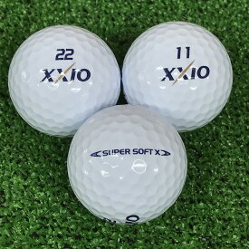 ロストボール ゼクシオ スーパーソフト X ホワイト 20個 ABランク ゴルフボール 中古 エコボール ゴルフ ロスト セット 大量 白 混合 20球 XXIO SUPER SOFT X 送料無料