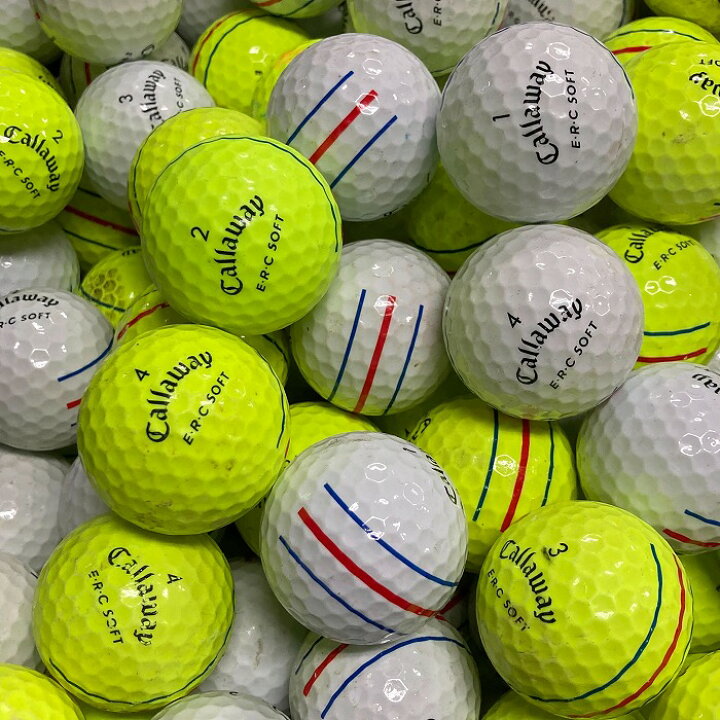 楽天市場 ロストボール キャロウェイ Callaway Erc Soft 混合 球 Bランク ゴルフボール 中古 ｅｃｏボール