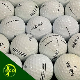 ロストボール ホンマ TW-S ホワイト 50個 Bランク ゴルフボール 中古 エコボール ゴルフ ロスト セット 大量 白 50球 HONMA 送料無料