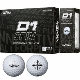 【新品】 ホンマ D1 スピン 2023年モデル ゴルフボール HONMA SPIN セット ホワイト イエロー オレンジ グリーン 1ダース 2ダース 3ダース 飛距離 エコボール 送料無料