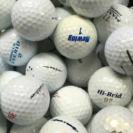 ロストボール ブランド混合 ホワイト 100個 Bランク ゴルフボール 中古 エコボール ゴルフ ロスト セット 大量 白 100球 送料無料