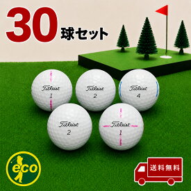 【マーカー入り】 タイトリスト Titleist プロV1 PRO V1 年代混合 ホワイト 30球 ロストボール ゴルフボール 中古 エコボール コスパ最強 初心者用