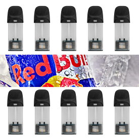 [在庫一掃 送料無料] ECOCCO 電子タバコ カートリッジ Model 2互換 レッドブル味 エナジードリンク 白桃烏龍 アイスコーラフレーバーカートリッジ VAPE対応 爆煙 10個入り 801