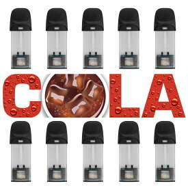 ECOCCO 電子タバコカートリッジ アイスコーラ Model2互換 ベイプ対応 フレーバーカートリッジ 爆煙 10個入り 801