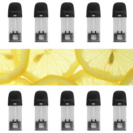 [在庫一掃 送料無料] DR互換電子タバコ レモン いい香りフレーバーカートリッジ ポッド pods Model 2互換 VAPE対応 爆煙 フルーツシリーズ 10個入り ECOCCO 801