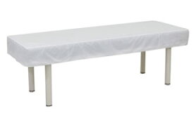【綿製ベッドカバー[白・無孔］】　サイズ指定で整体ベッド・マッサージベッドにピッタリフィット！！