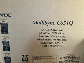 NEC　LCD-C651Q　4K対応 65型パブリック液晶ディスプレイ サイネージ用メディアプレーヤ内蔵モデル　モニター